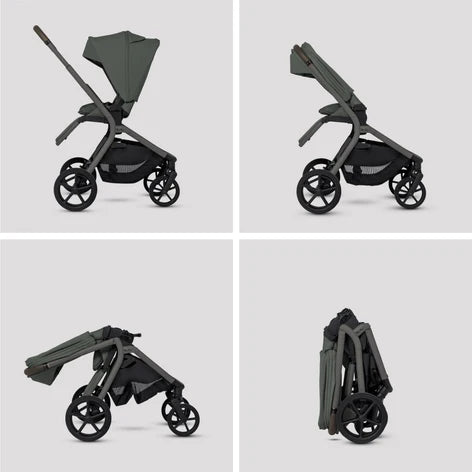 Silver Cross Breez Pewter Travel System Ultimate 360 Family Car Seat Bundle (13 piece)