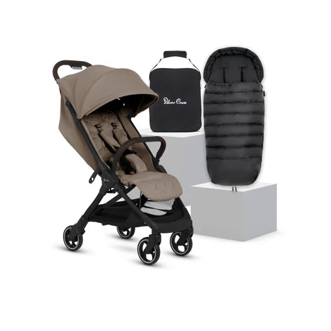Silver Cross Clic 2 Stroller and Footmuff 4 Piece Bundle