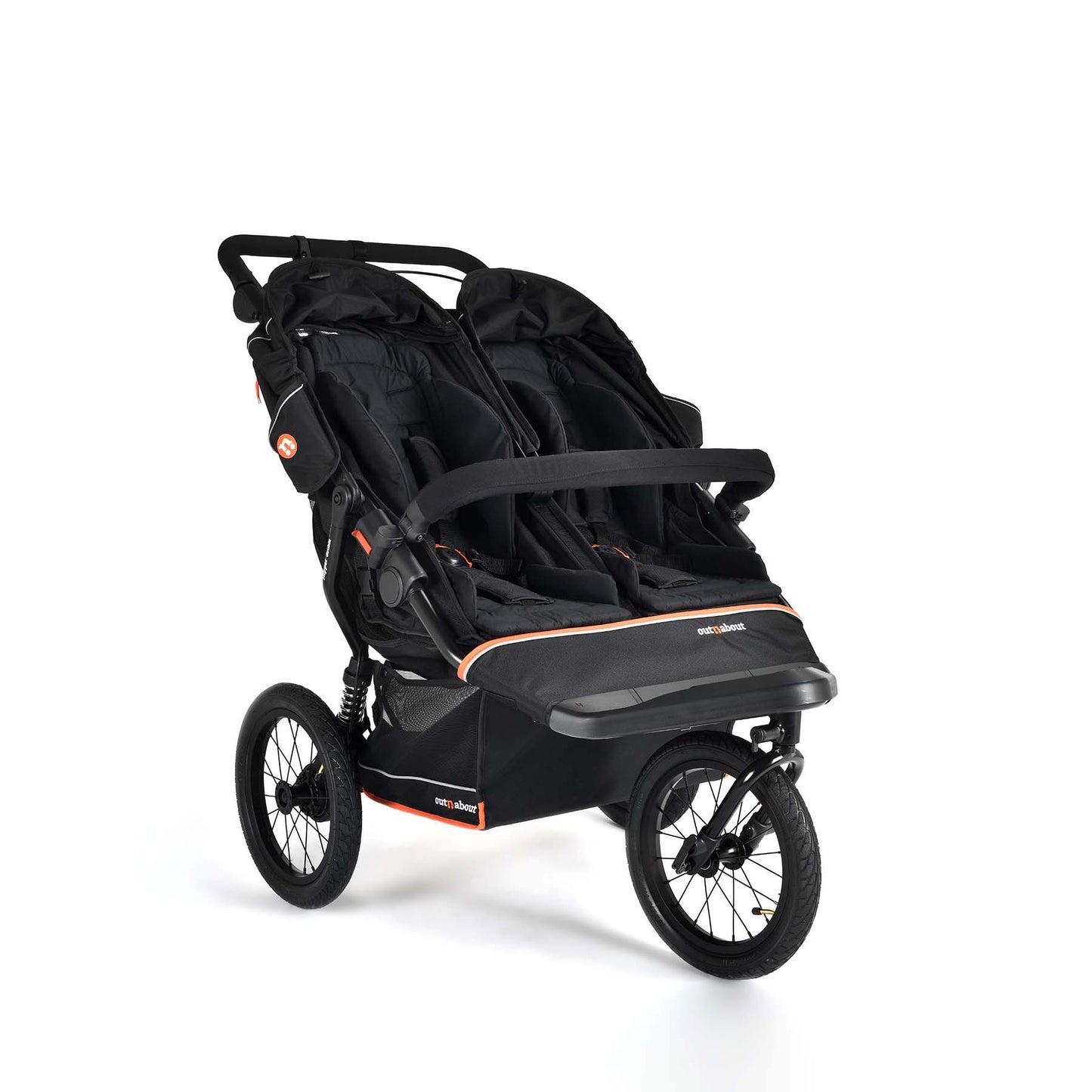 Out n About Double Nipper V6 PLUS Black Twin Bundle