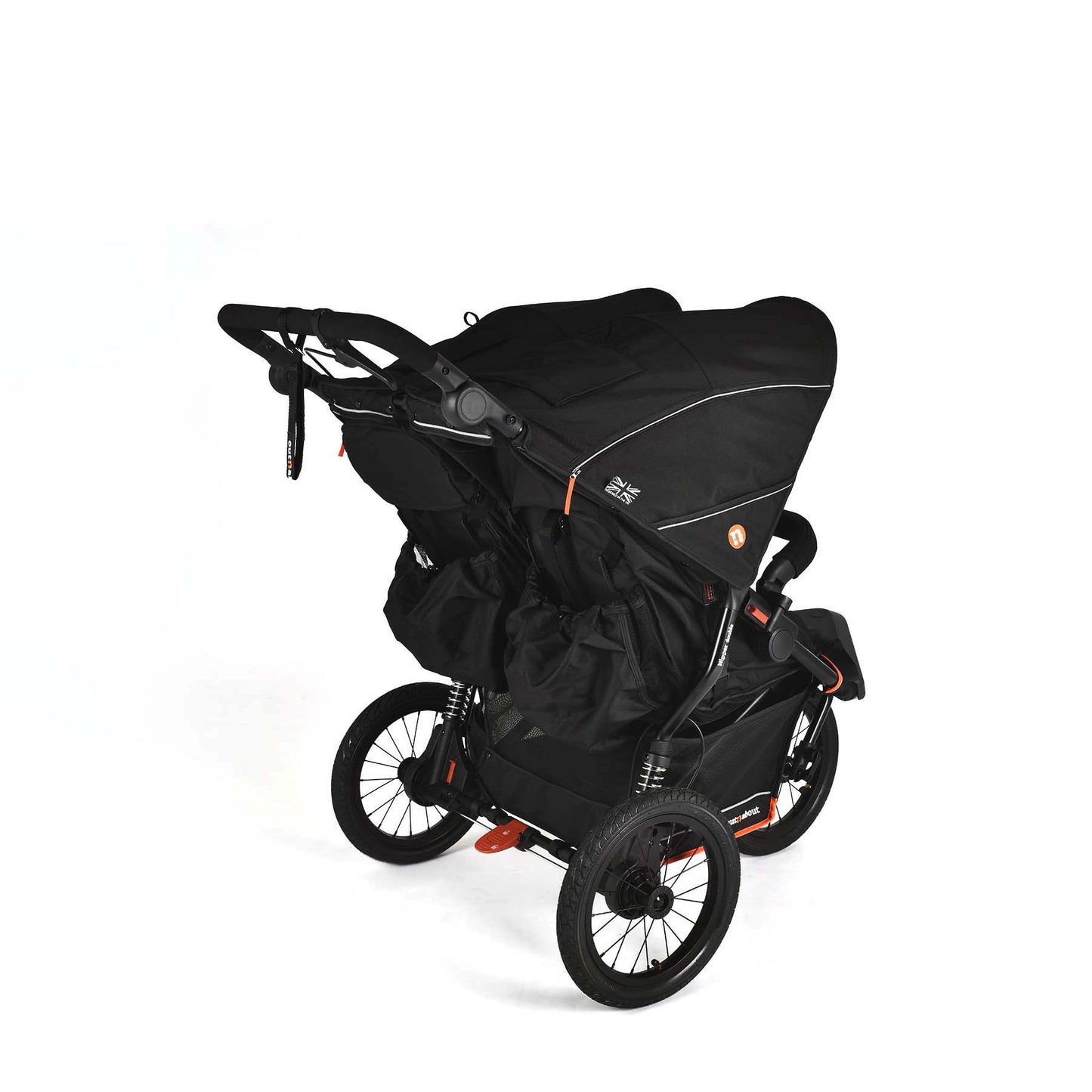 Out n About Double Nipper V6 PLUS Black Twin Bundle