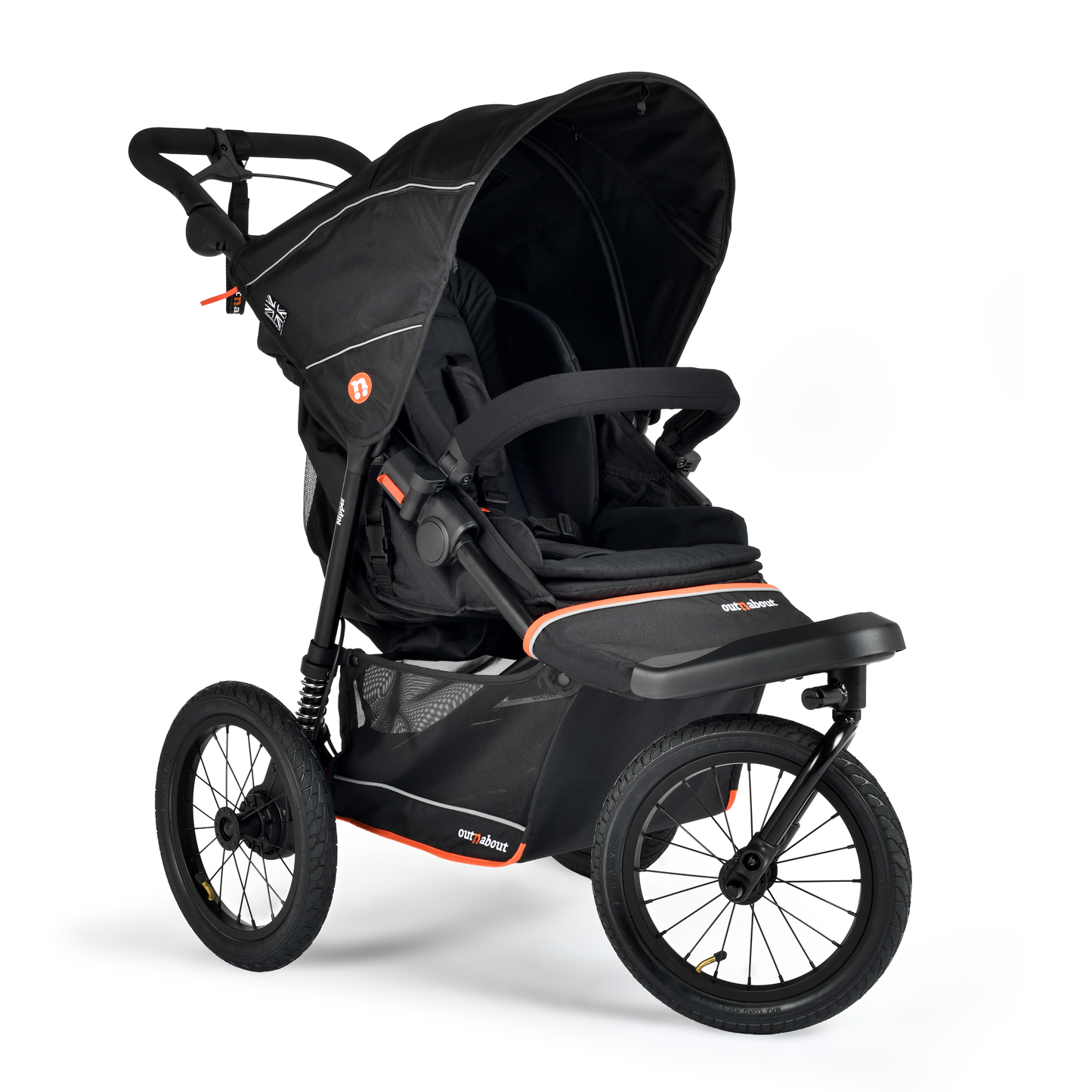 Out n About Nipper V6 PLUS Summit Black Switch Bundle