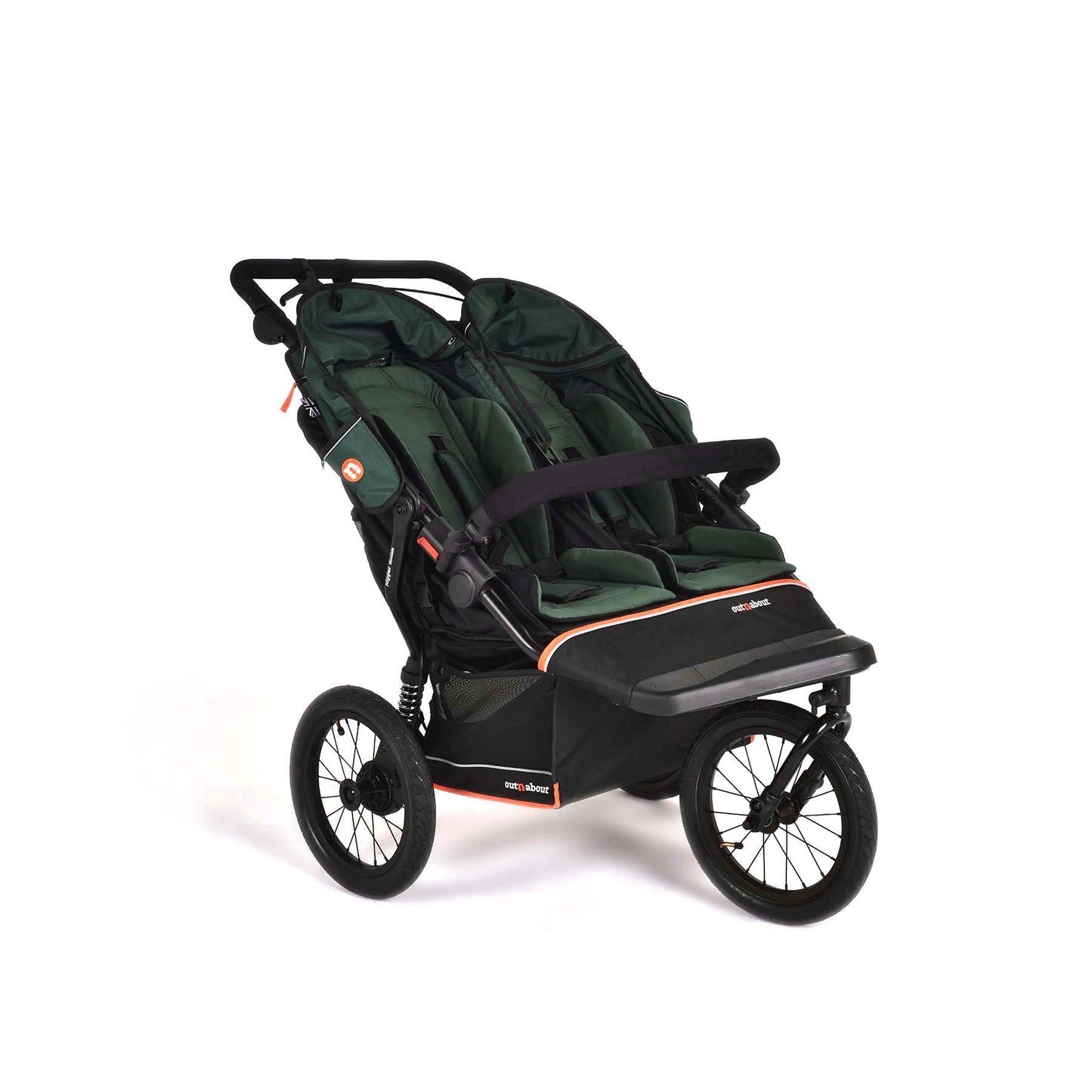 Out n About Double Nipper V6 PLUS Sycamore Green Twin Bundle
