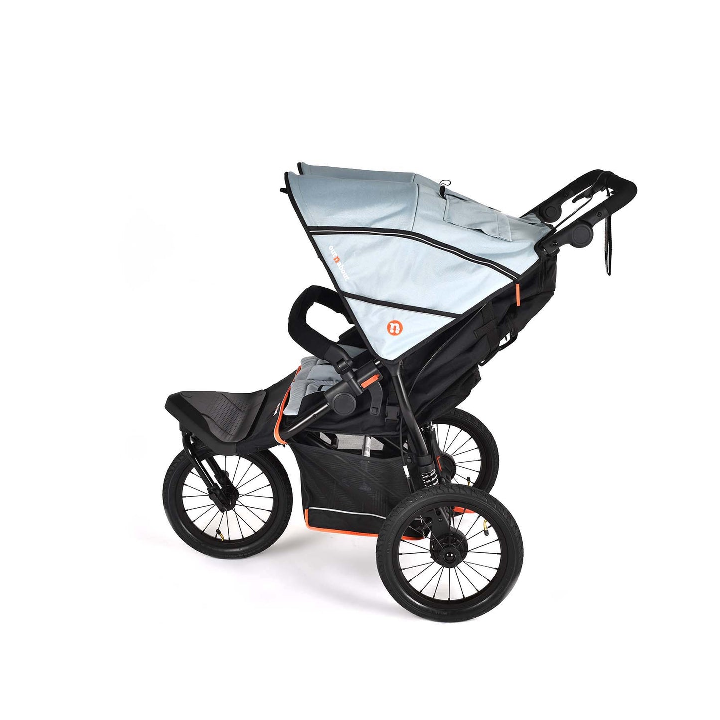 Out n About Double Nipper V6 PLUS Rocksalt Grey Twin Bundle