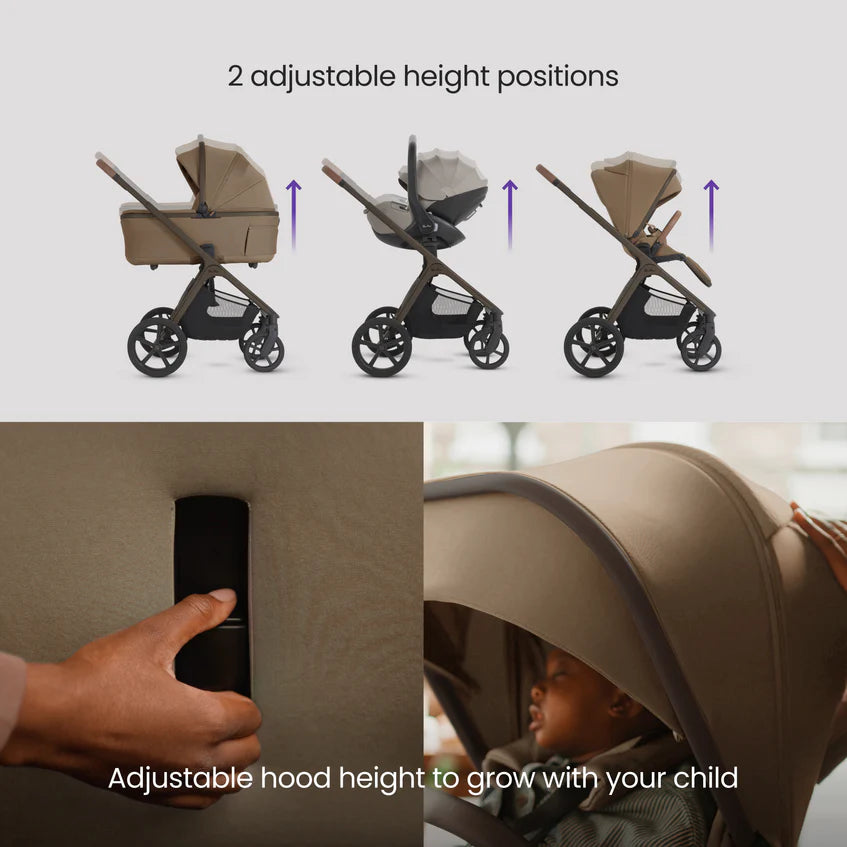 Silver Cross Cove 2 Maple Travel System Ultimate 360 Infant Carrier Bundle 10 piece