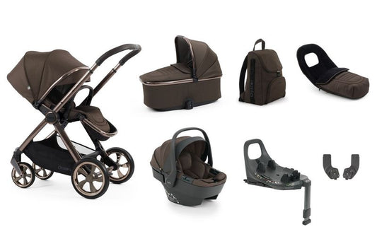 Oyster 4  Chocolate Velvet Travel System Luxury Bundle