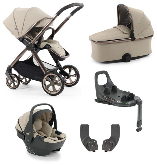 Oyster 4 Buttermilk Travel System Essential Bundle