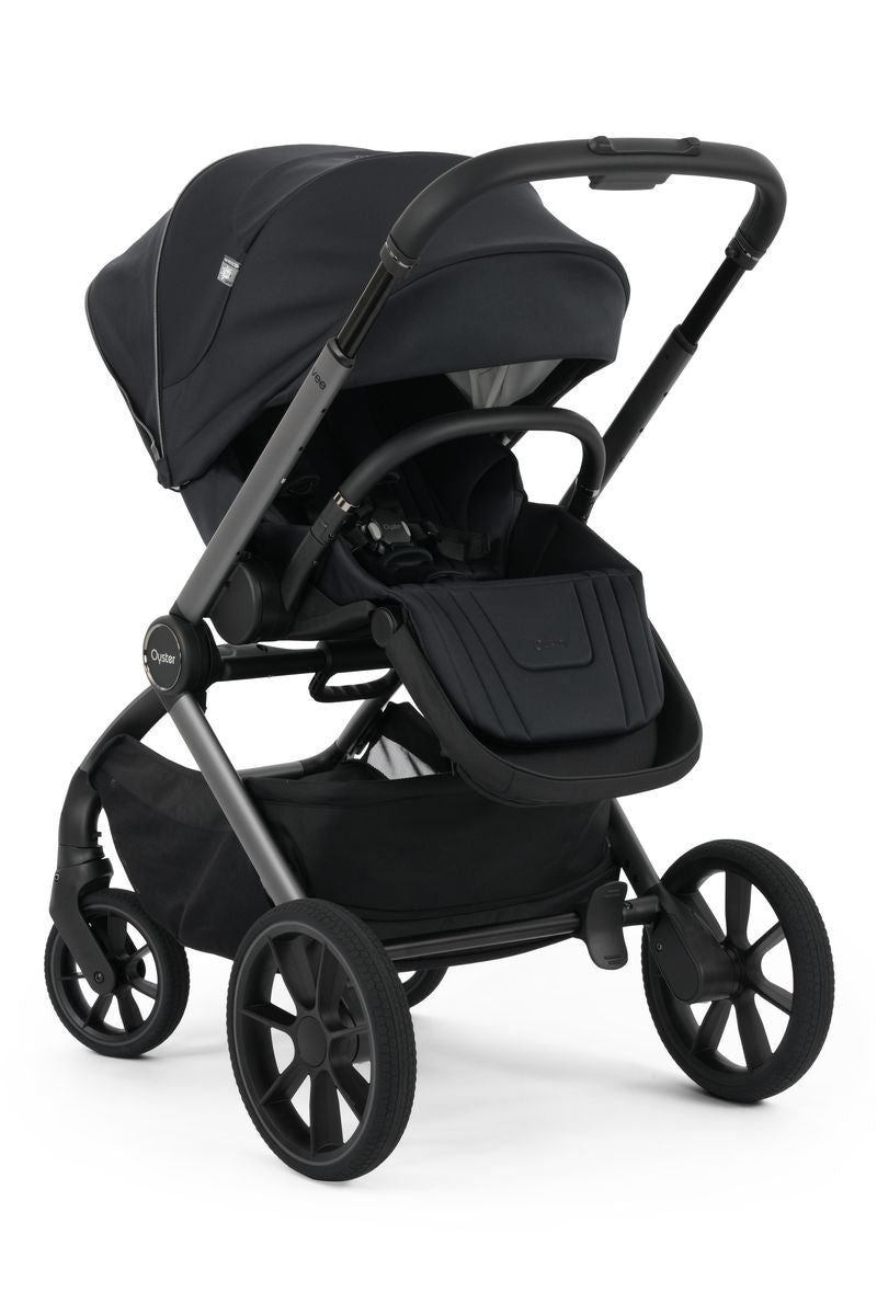 Oyster Vee Travel System with Oyster 360 Car Seat - Liquorice