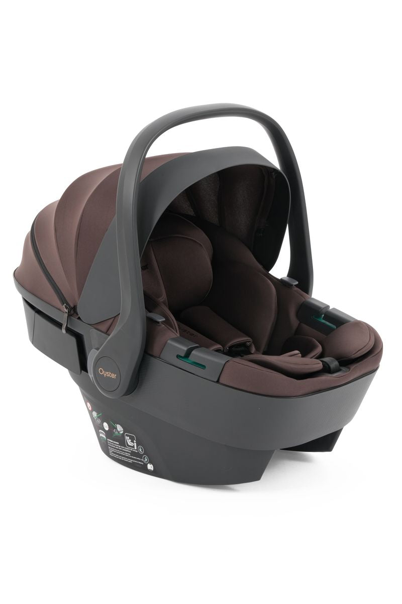 Oyster Vee Travel System with Oyster 360 Car Seat - Chocolate