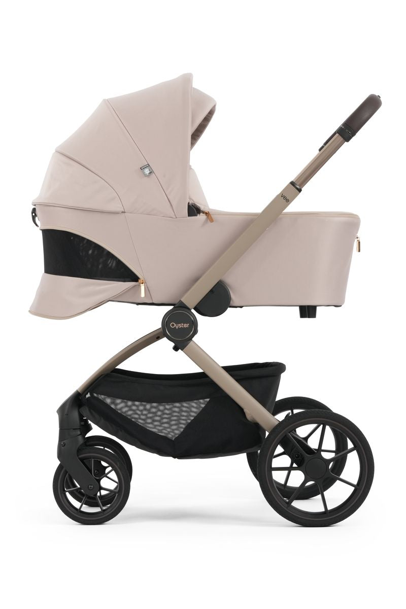 Oyster Vee Travel System with Oyster 360 Car Seat - Vanilla