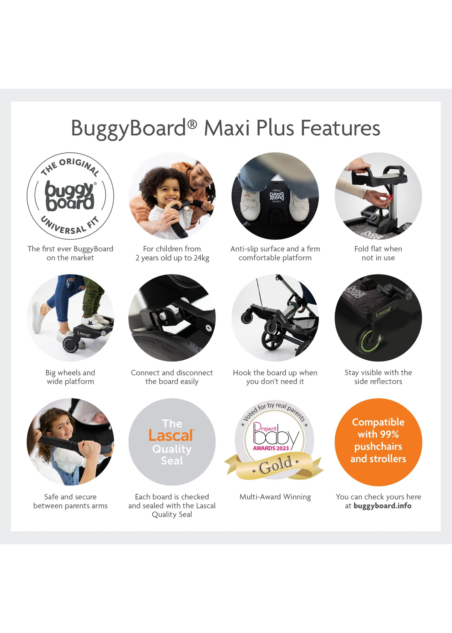 Lascal Maxi Plus Buggy Board