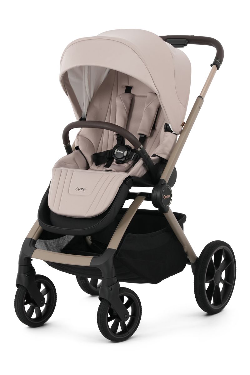 Oyster Vee Travel System with Oyster 360 Car Seat - Vanilla
