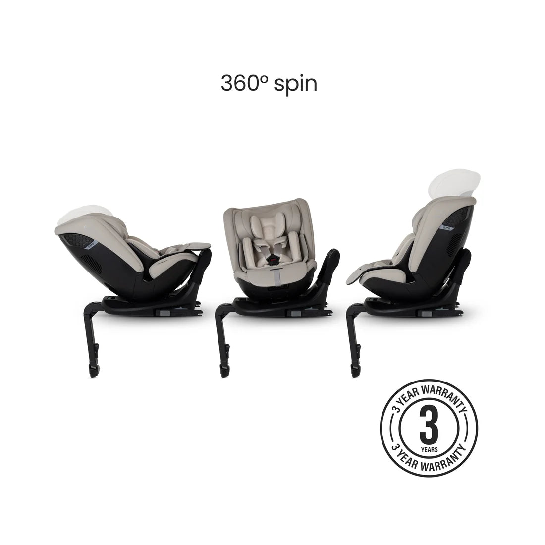 Silver Cross Motion 3 All Size 360 Rotating Car Seat