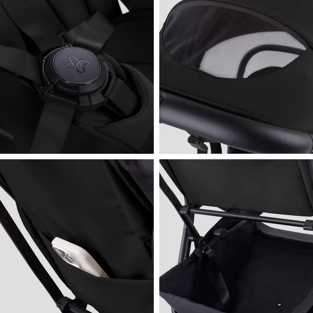 Nia Compact Travel Stroller with Carrycot (6 Piece)