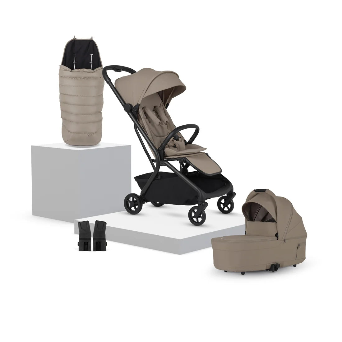 Nia Compact Travel Stroller with Carrycot (6 Piece)