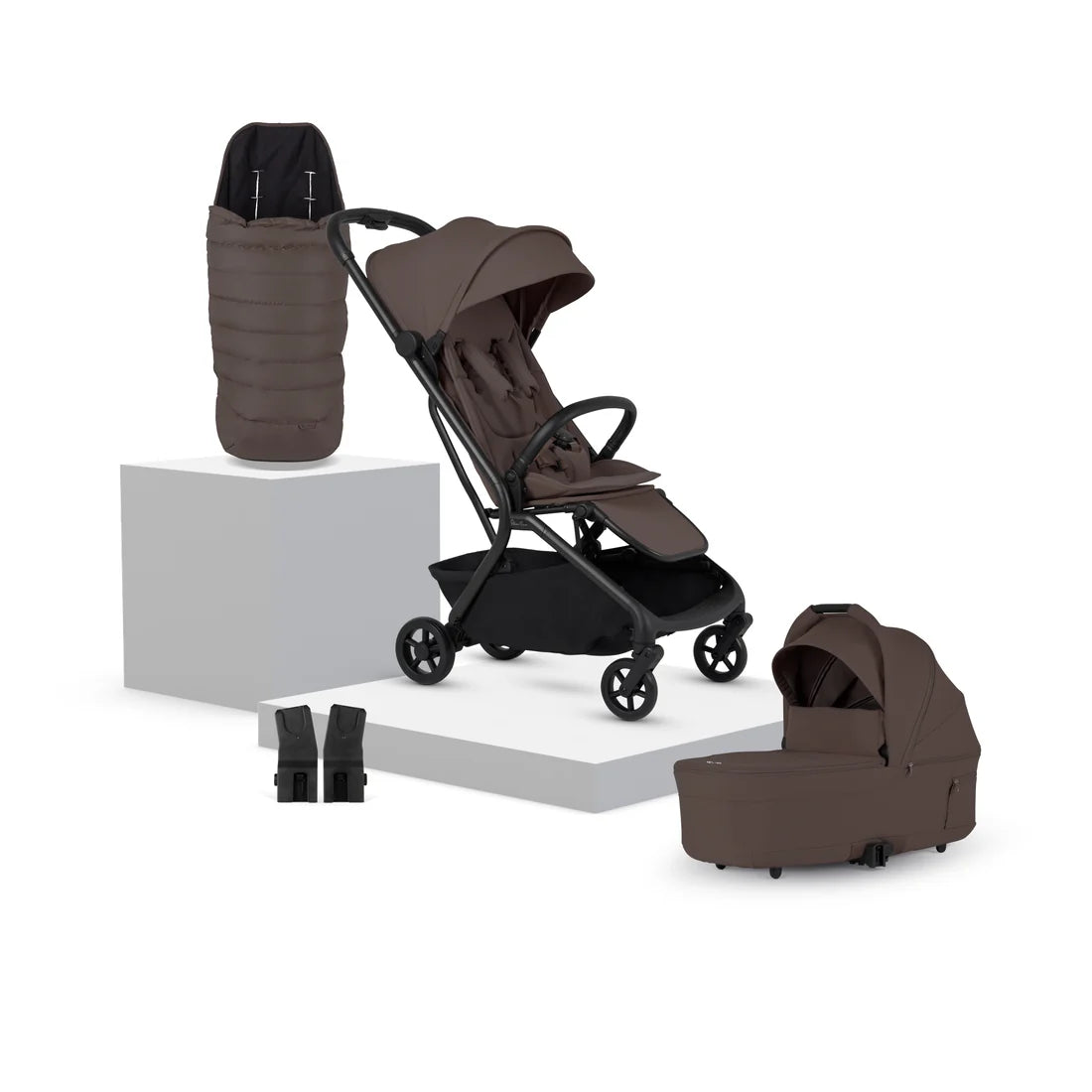 Nia Compact Travel Stroller with Carrycot (6 Piece)