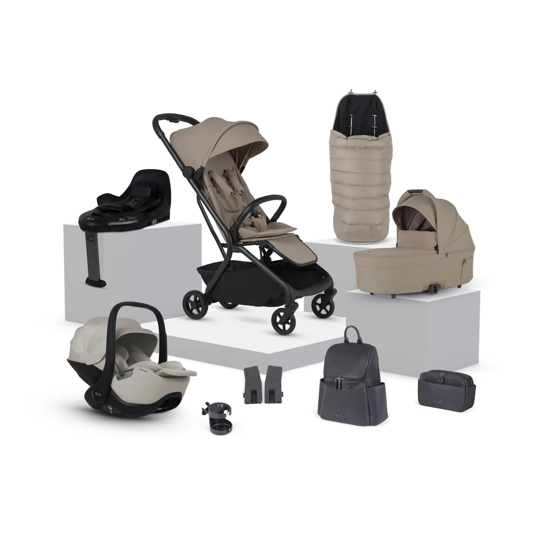 Nia Compact Travel System with Accessory Pack  (12 Piece)