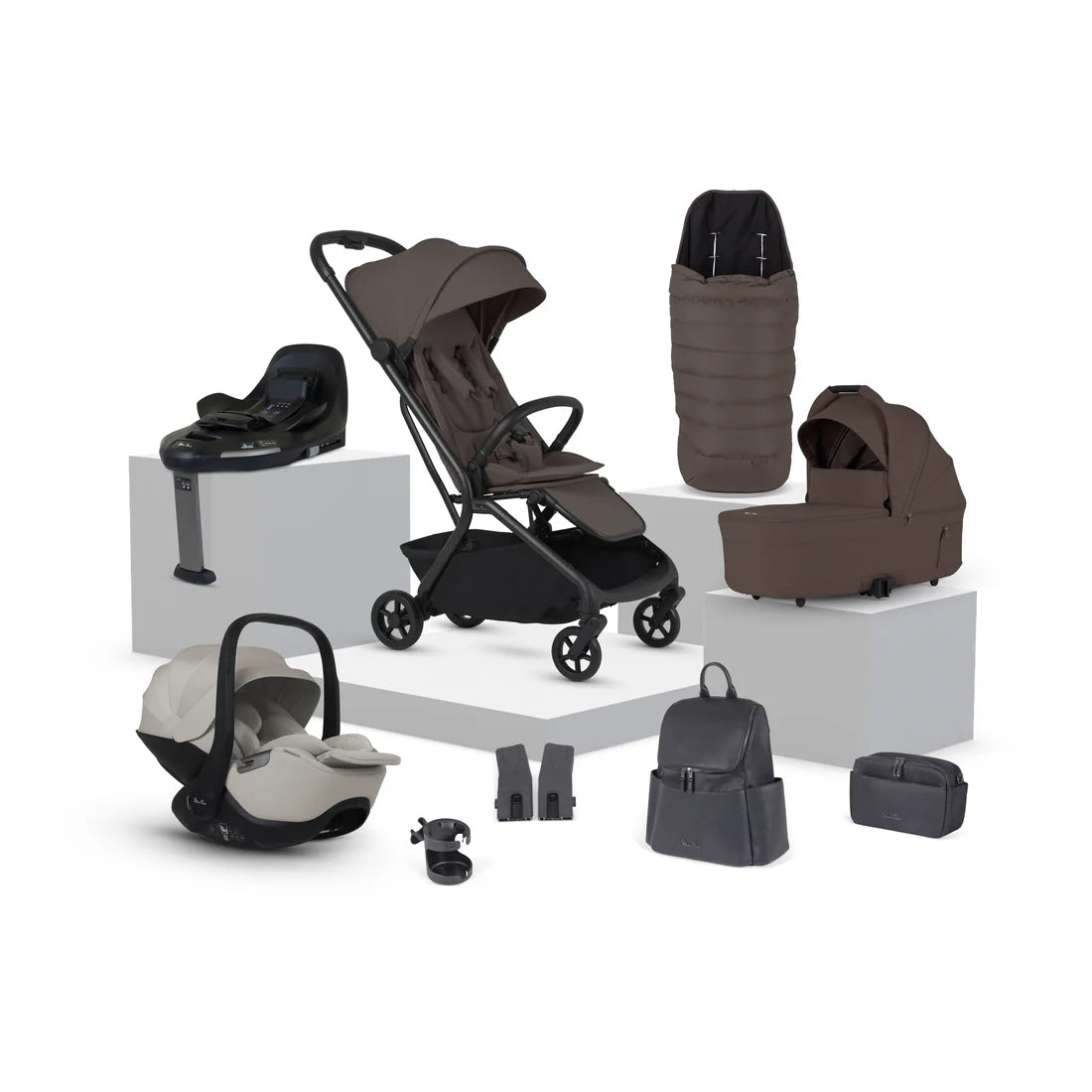 Nia Compact Travel System with Accessory Pack  (12 Piece)