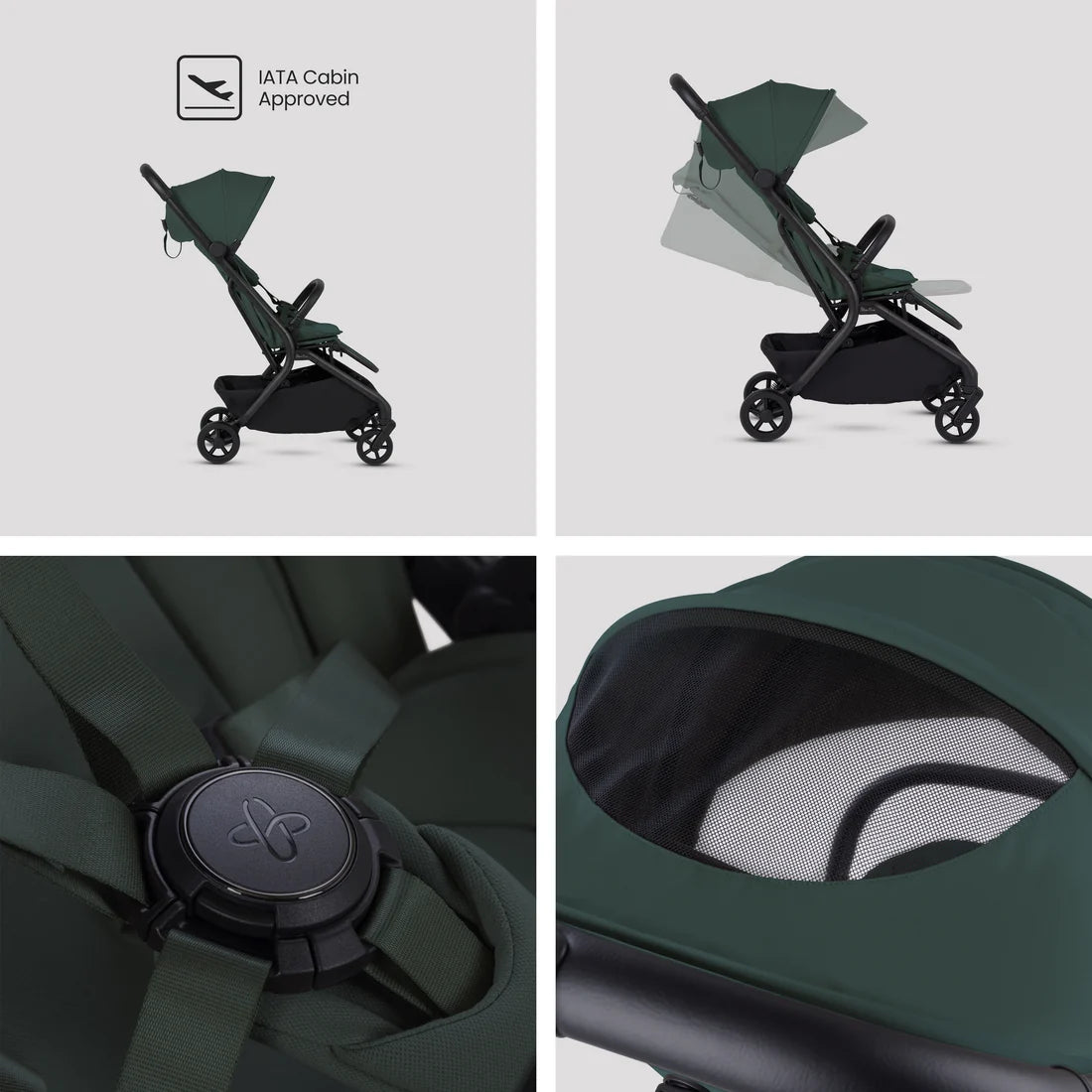 Nia Compact Travel System with Accessory Pack  (12 Piece)