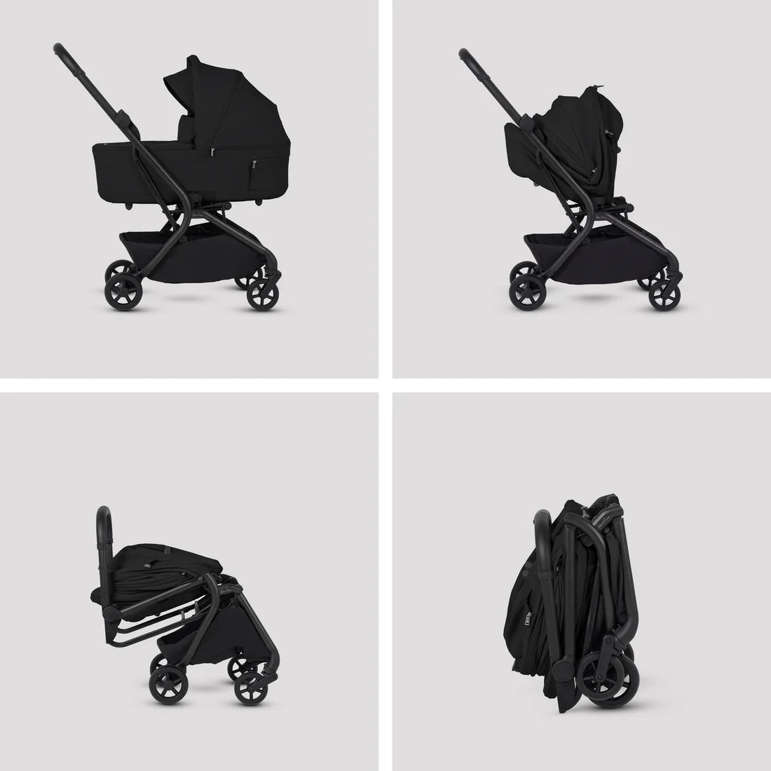 Nia Compact Travel Stroller with Carrycot (6 Piece)