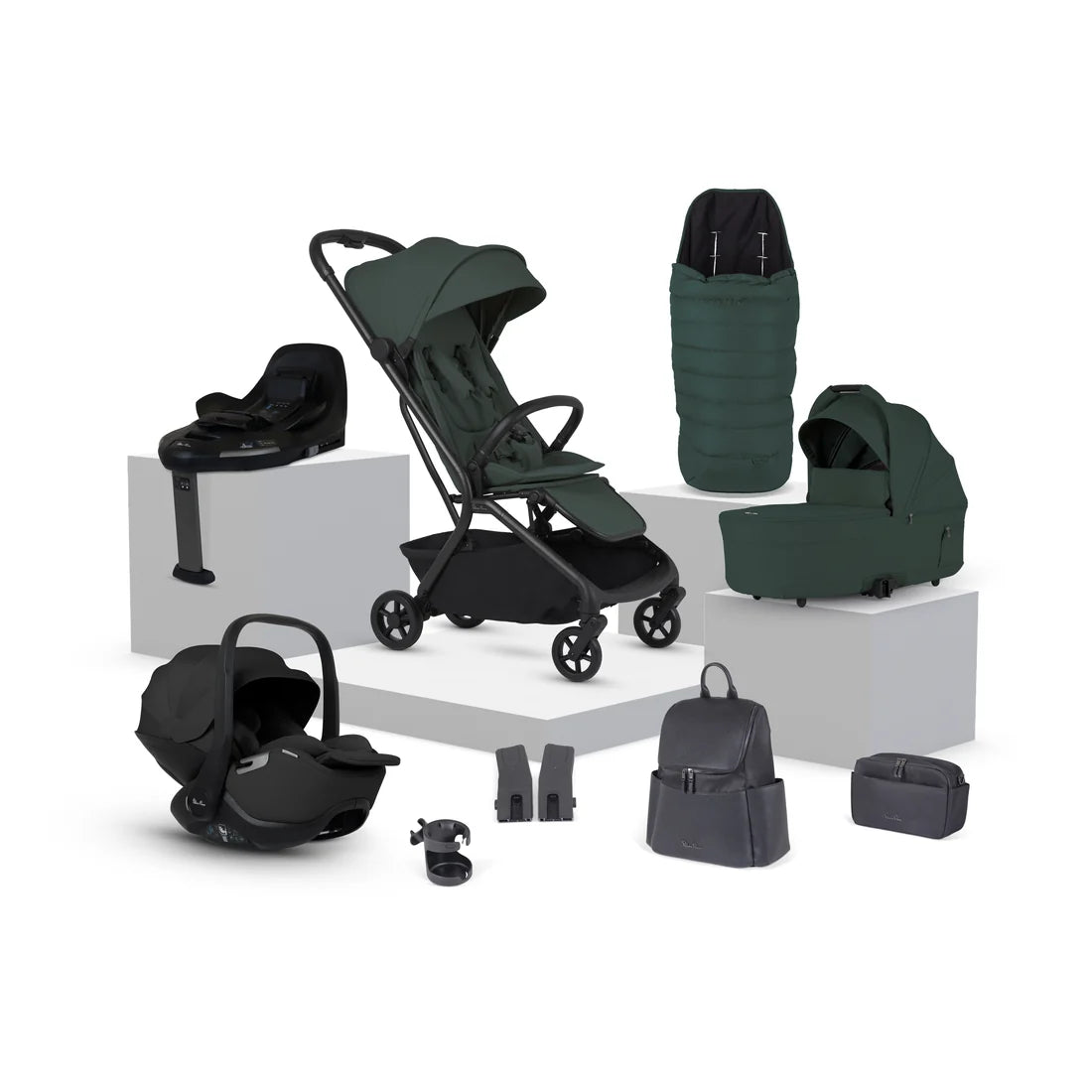 Nia Compact Travel System with Accessory Pack  (12 Piece)