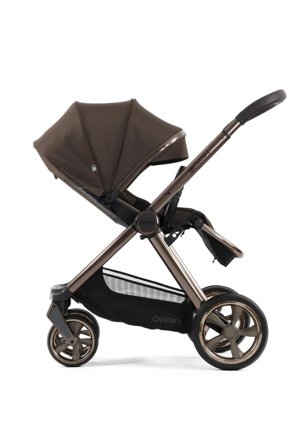 Oyster 4 Chocolate Velvet Travel System Essential Bundle