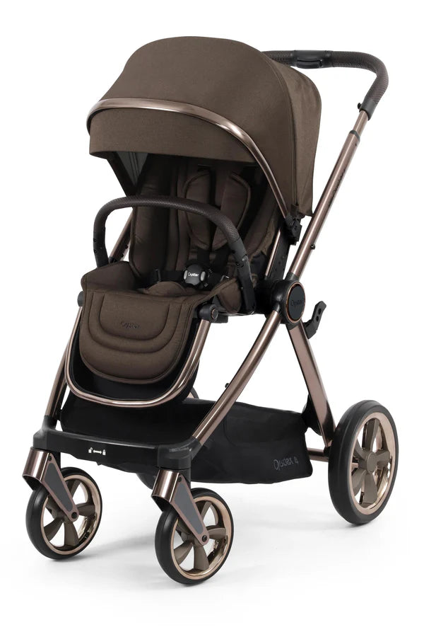 Oyster 4 Chocolate Velvet Travel System Essential Bundle
