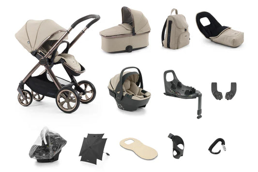 Oyster 4 Buttermilk Travel System Ultimate Bundle