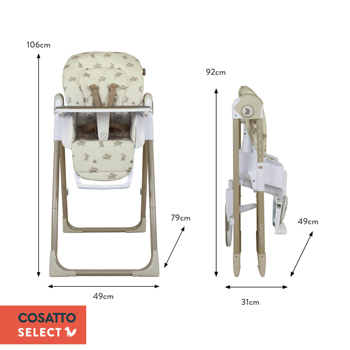Cosatto Pip 0+ Highchair