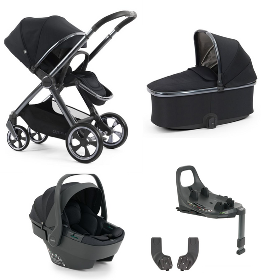 Oyster 4 Carbonite Travel System Essential Bundle
