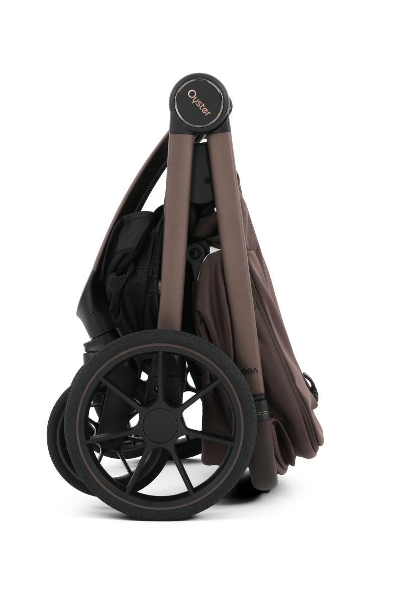 Oyster Vee Travel System with Oyster 360 Car Seat - Chocolate