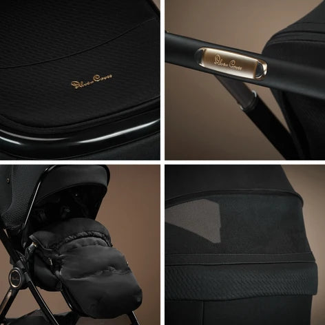 Silver Cross Reef 2 SPECIAL EDITION Espresso Travel System Ultimate 360 Iconic Black Infant Carrier Bundle