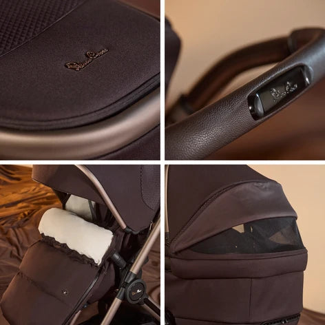 Silver Cross Reef 2 SPECIAL EDITION Ganache Travel System Ultimate 360 Iconic Black Infant Carrier Bundle