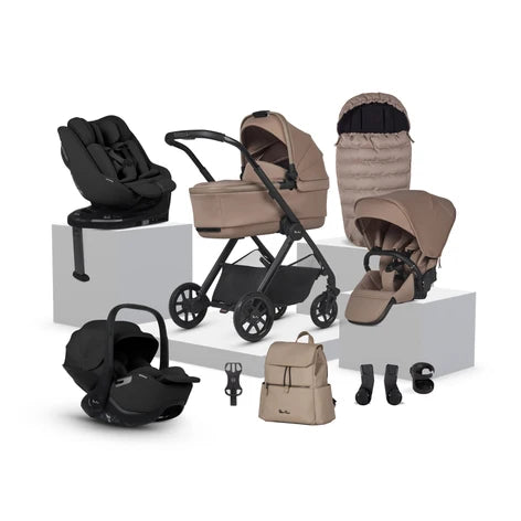 Silver Cross Reef 2 Ultimate 12 Piece Family 360 Bundle - Mocha