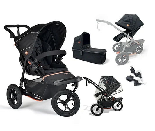 Out n About Nipper V6 PLUS Summit Black Switch Bundle