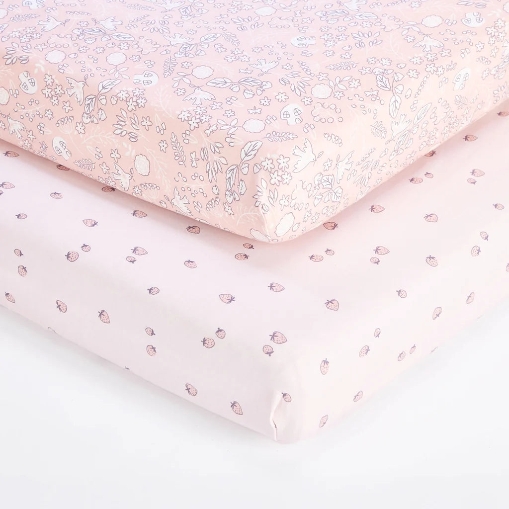 Tutti Bambini Cotbed Sheets 2pk