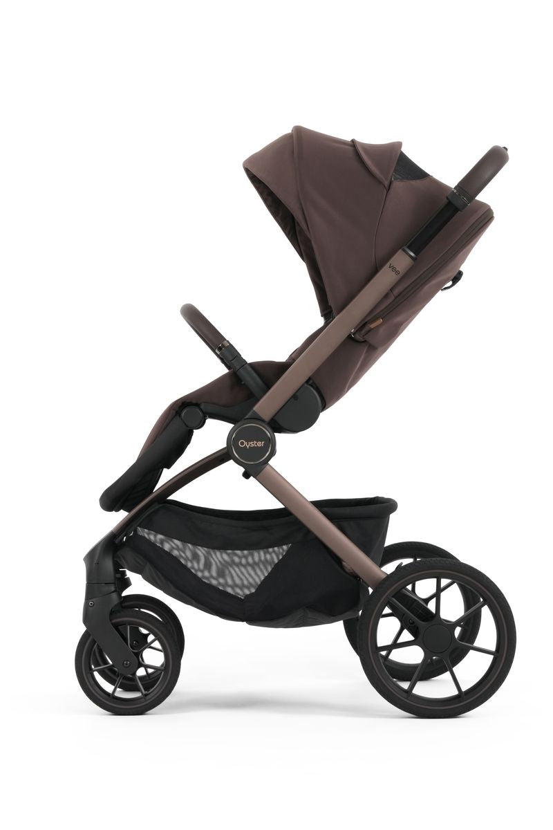 Oyster Vee Travel System with Oyster 360 Car Seat - Chocolate