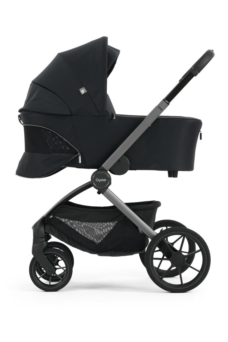 Oyster Vee Travel System with Oyster 360 Car Seat - Liquorice