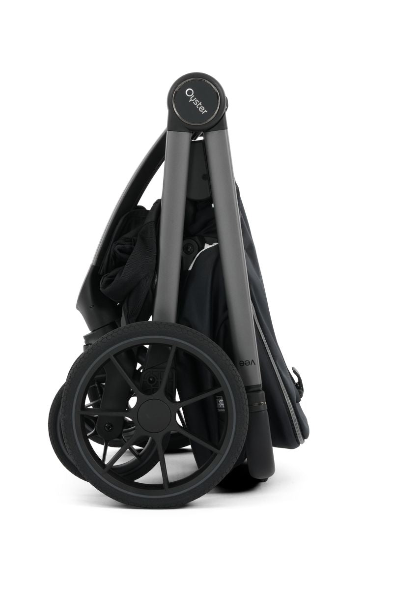 Oyster Vee Travel System with Oyster 360 Car Seat - Liquorice