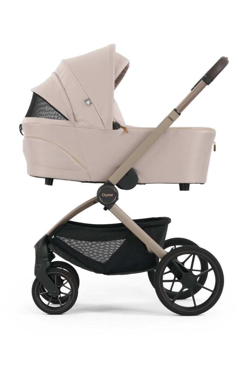 Oyster Vee Travel System with Oyster 360 Car Seat - Vanilla