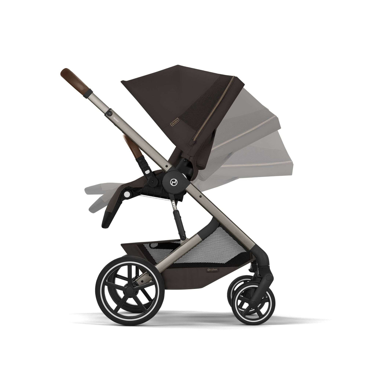 Cybex Balios + Fold Cot Chocolate Brown Bundle