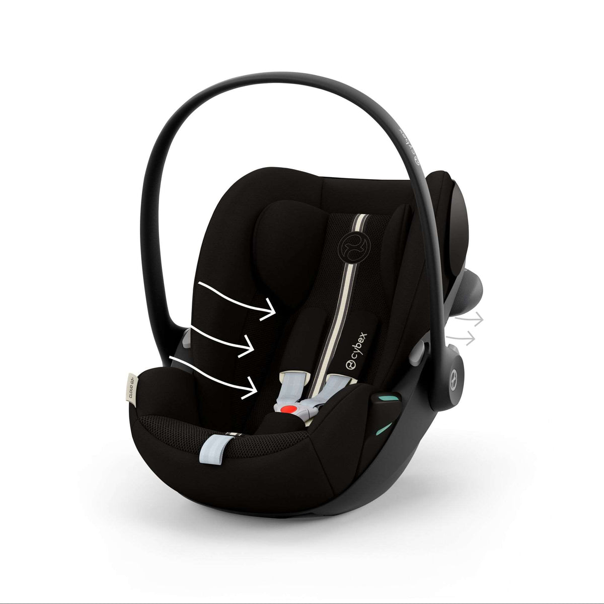 Cybex Cloud G3 Moon Black i-Size PLUS Rotating Baby Car Seat and Base