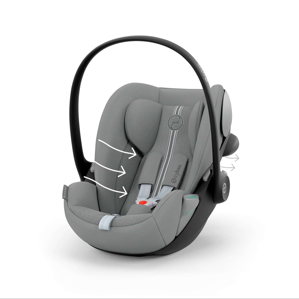 Cybex Cloud G3 Stone Grey i-Size PLUS Rotating Baby Car Seat and Base