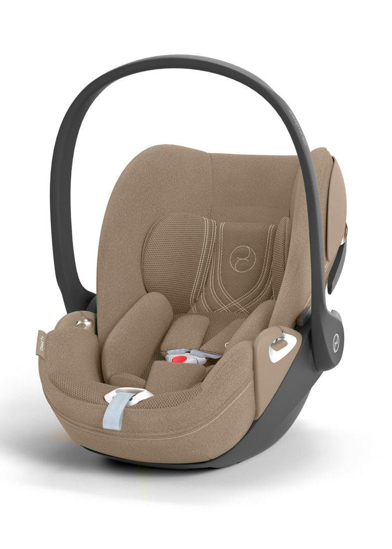 Cybex Cloud T Cozy Beige i-Size Plus Rotating Baby Car Seat and Base