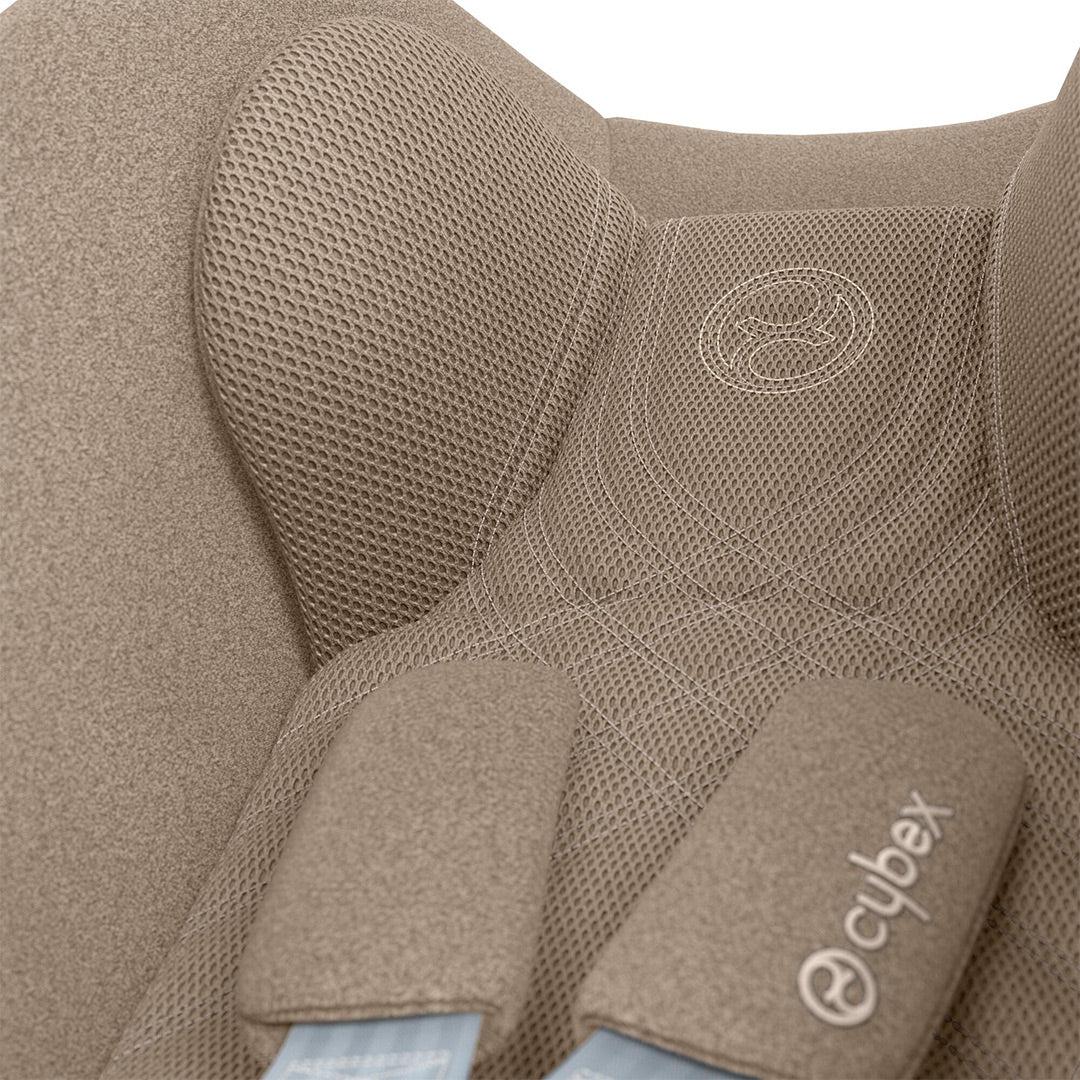 Cybex Cloud T Cozy Beige i-Size Plus Rotating Baby Car Seat and Base