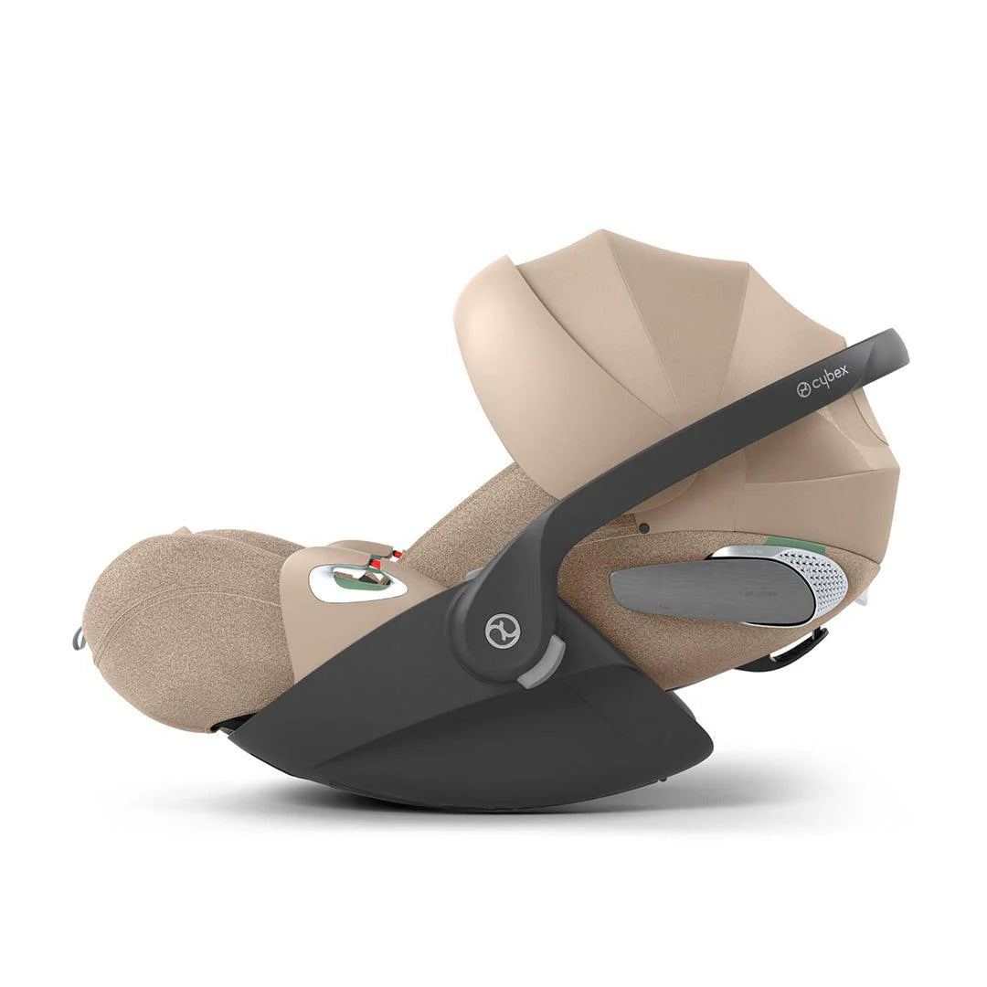 Cybex Cloud T Cozy Beige i-Size Plus Rotating Baby Car Seat and Base