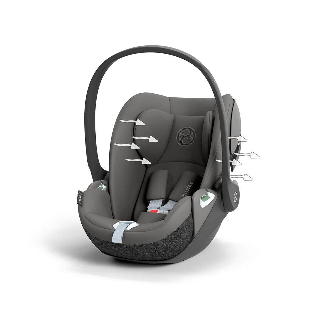 Cybex Cloud T Grey i-Size Rotating Baby Car Seat and Base