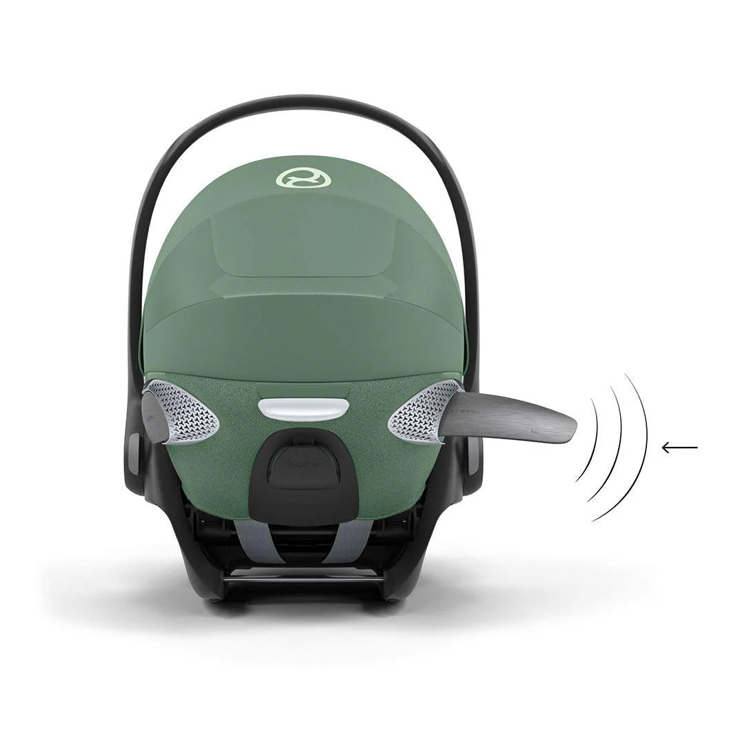 Cybex Cloud T Leaf Green i-Size Plus Rotating Baby Car Seat and Base