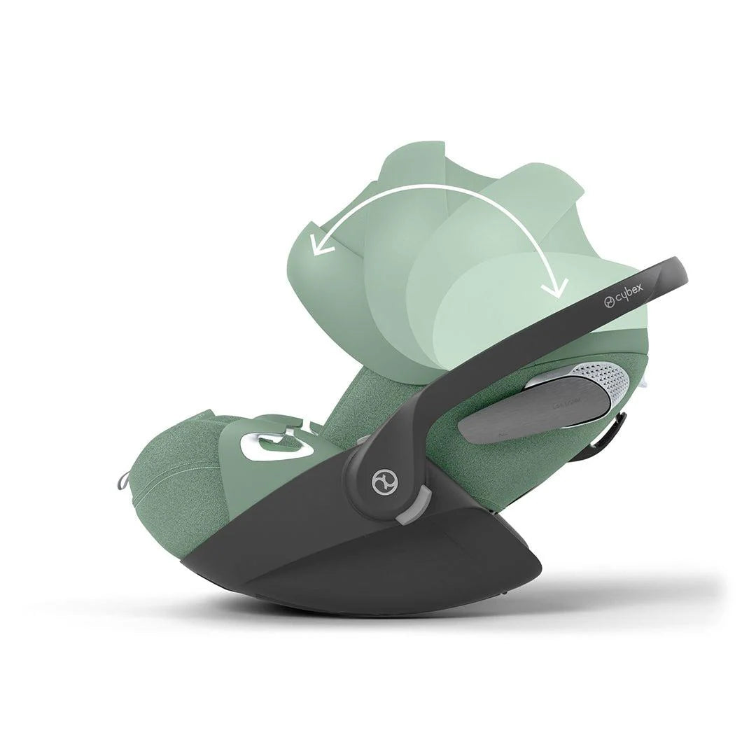 Cybex Cloud T Leaf Green i-Size Plus Rotating Baby Car Seat and Base