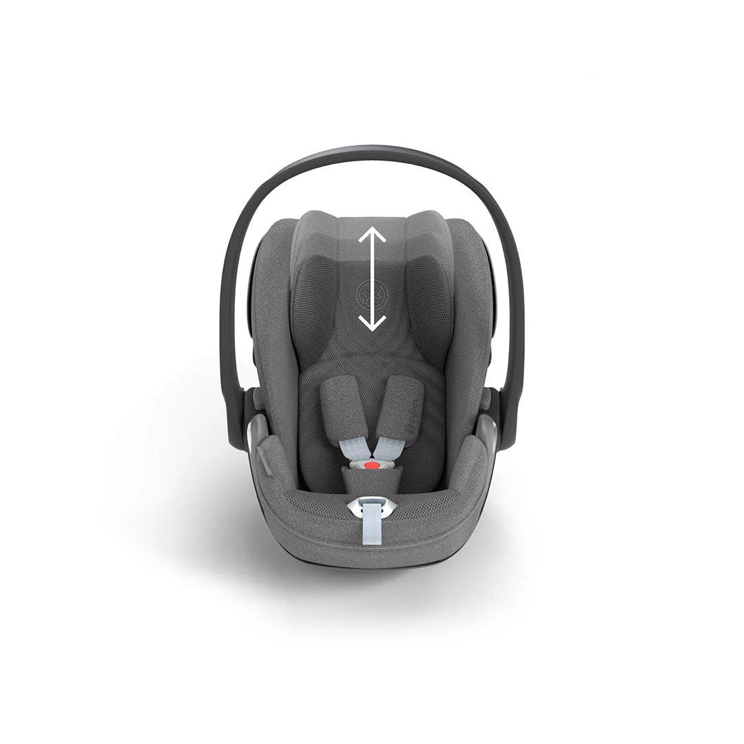 Cybex Cloud T Mirage Grey i-Size Plus Rotating Baby Car Seat and Base