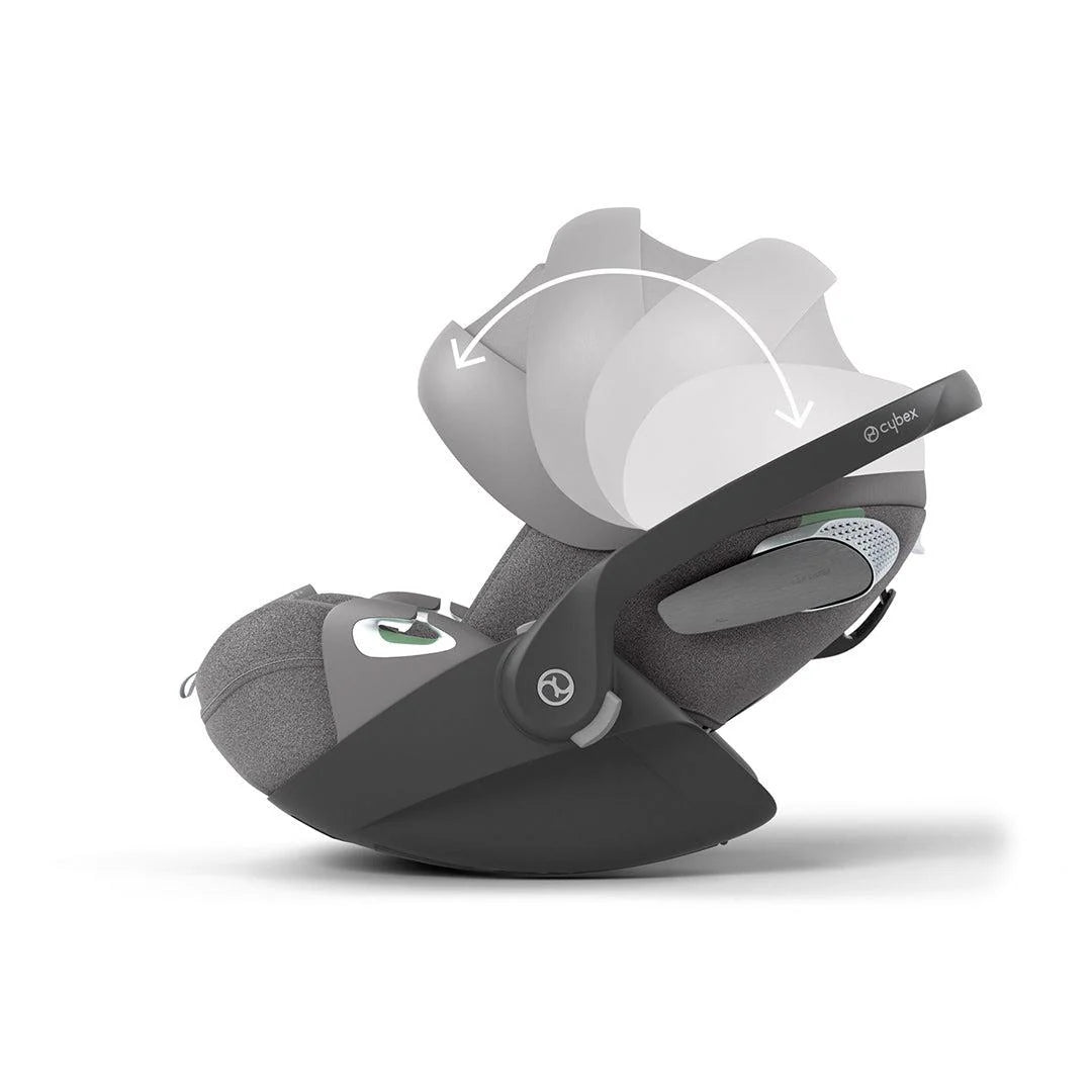 Cybex Cloud T Mirage Grey i-Size Plus Rotating Baby Car Seat and Base